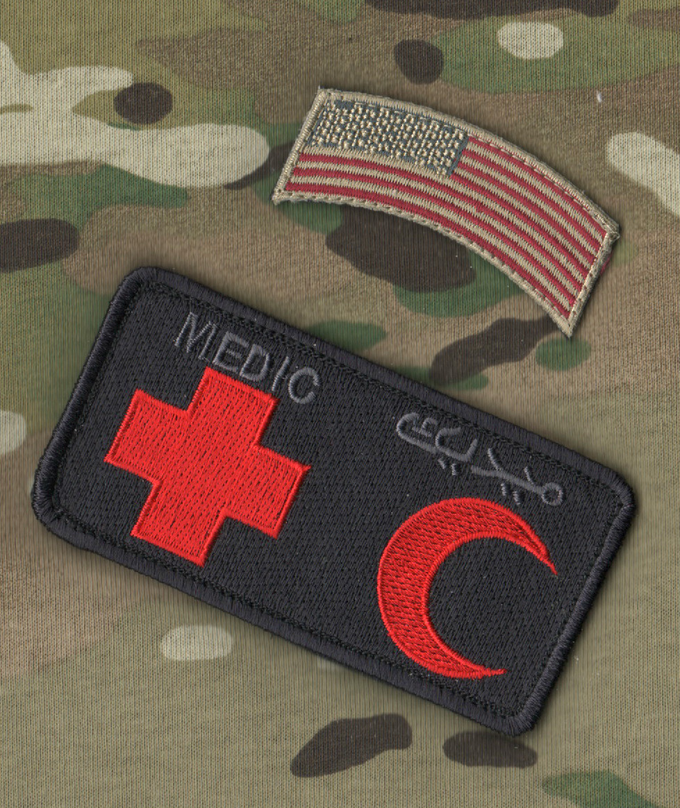 Red Crescent PVC Medical Patch