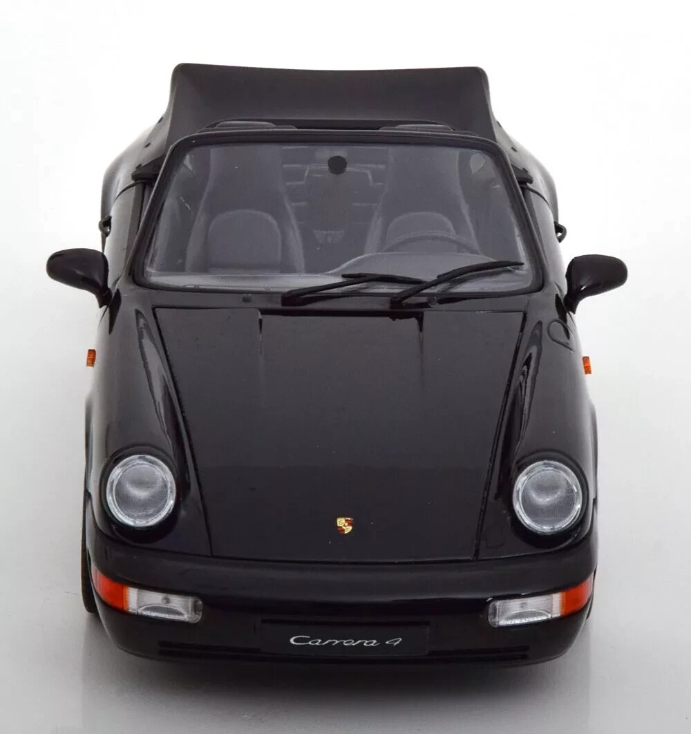1/18 Porsche 911 (964) Carrera 4 Cabriolet 1990 Black Model 1/18 Porsche 911 (964) Carrera 4 Cabriolet 1990 Black Model