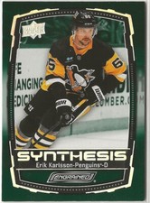 2023 2023-24 Upper Deck Engrained Synthesis S4 Erik Karlsson Pittsburgh Penguins