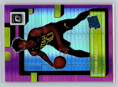 2022 Donruss Optic Basketball Purple Shock Ochai Agbaji #205