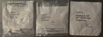 AVAYA P6201A-Z-125 SC Multimode Fiber Optic Connector .9mm 700007040