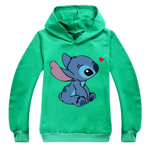 Boys Girls Lilo Stitch Hoodies Sweatshirt Kids Casual Jumper Pullover Tops 3-13Y - Picture 16 of 50