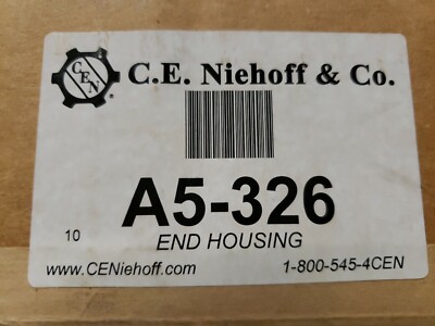BRAND NEW C.E. NIEHOFF A5-326 - HOUSING REAR