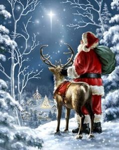 Immagini Natalizie Babbo Natale.Vacanze Natalizie Babbo Natale Cross Stitch Pattern Ebay