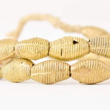 Baule Brass Hollow Beads Ghana