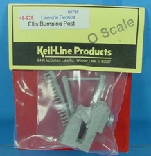 O SCALE/On3/On30 LINESIDE DETAILS ELLIS BUMPING POST  KEIL-LINE PRODUCTS 48-160
