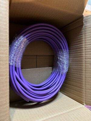 Cat6a Kabel.  Siemon 9A6L4-A5. Kabel Cat6A AWG23 F/UTP LSOH. Violett 20mtrs