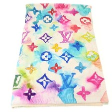 Louis Vuitton Serviette Multicolor Watercolor Monogram Logo Bath Beach Towel