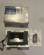 Vintage Sony TCM-131 Cassette Recorder Magnetophone A Cassette 1980