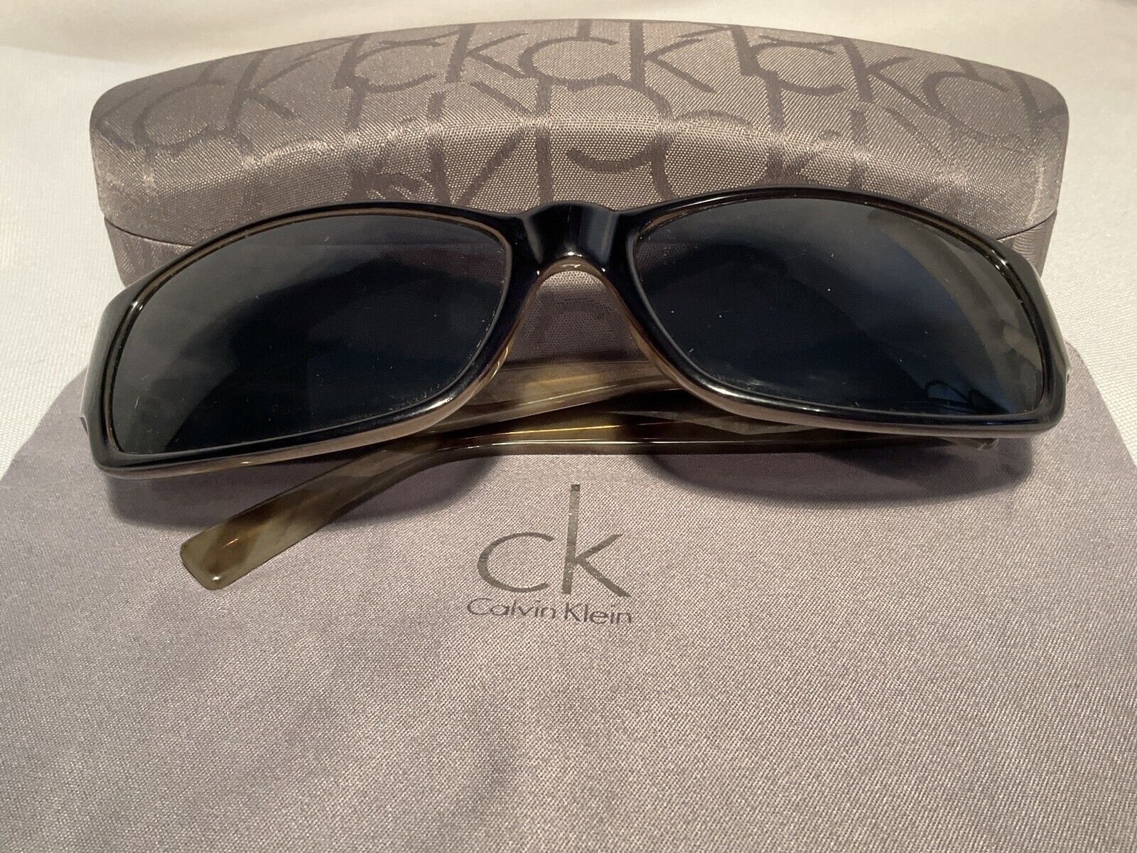 Calvin Klein Sunglasses Black 130/R566s-078 Unisex - image 10