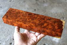 Amboyna Burl, Lumber Turning, Exotic Wood, Woodworking DIY 3"X 11"X 1 3/8" 780