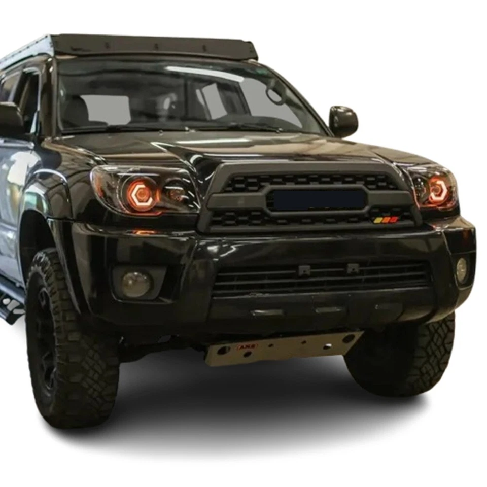 Matte Black Grille for 2006-2009 Toyota 4runner TRD Pro Style Grill with LEDs - Image 3 of 4