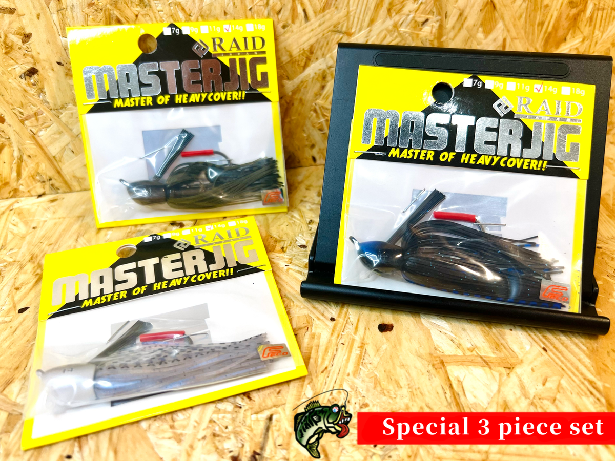 Raid Japan [Special 3 piece set] MASTER JIG 14g bass fishing
