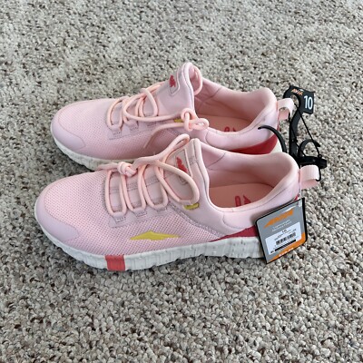 New Avia Sneakers Athletic Shoes Sz 10 Lace Up Pink Memory