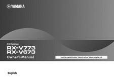 Yamaha RX-V673 RX-V773 Ricevitore Manuale del proprietario