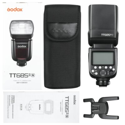 US Godox TT685II-N  Upgrade 2.4G TTL HSS 1/8000s Speedlite Flash Light For Nikon