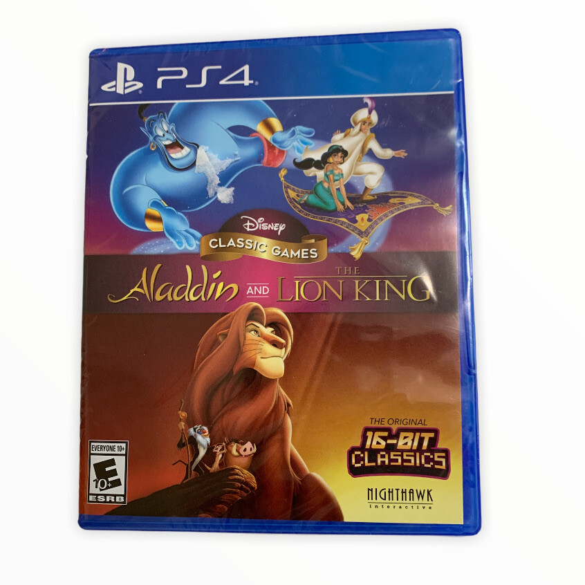 PlayStation 4 Disney Video Games Aladdin & Lion King & Sound Track