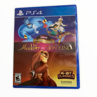 PlayStation 4 Disney Video Games Aladdin & Lion King & Sound Track PS4 Sealed