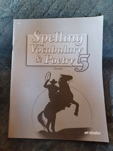 ABEKA 5th Grade SPELLING TESTS and TEST KEY - Picture 2 of 5