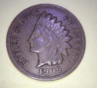 1909 Indian Cent Us Coin
