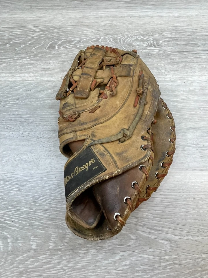 Кожаная бейсбольная перчатка MacGregor8888 Big Dipper для взрослых софтбол гибкая подкладка коричневая - Изображение 2 из 4