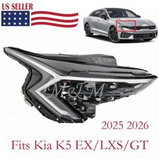 Fit 2025-26 KIA K5 EX LXS GT HEADLIGHT Head L...