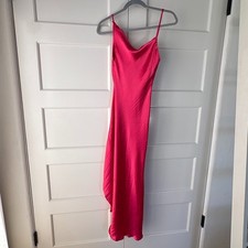 ASOS Women's Satin Slip Pink Dress