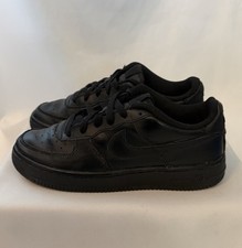 Nike Air Force 1 Low Triple Black Leather- 314192-009 Size 5.5Y GS