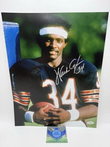 Walter Payton SIGNED 11x14 Photo Chicago Bears NFL HOF RB TSA COA Sweetness