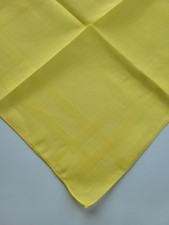 Vintage Ladies Hankie Solid Yellow