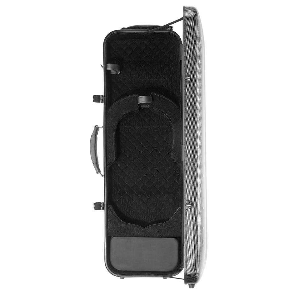 4/4 Full Size Violin Case Carbon Fiber Oblong Violin Box Portable ...