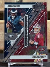 2024 Panini Contenders Power Players #7 Jalen Hurts/Brock Purdy