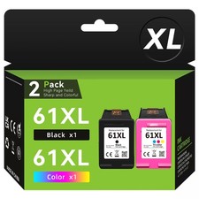 61XL 61 XL Black Color Ink Cartridge for HP ENVY 4500 5530 5535 DeskJet 2545 lot