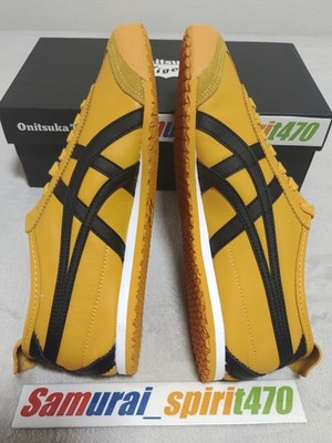 Onitsuka Tiger Genuine MEXICO 66 1183C102 YELLOW/BLACK US Buyer No