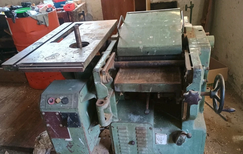 Tischlerei Hobelmaschine Holzbearbeitung DDR Original - Bild 2 von 4