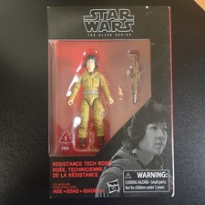 Star Wars Black Series Resistance Tech Rose 3.75 Inch Action Figure TLJ 2017 New