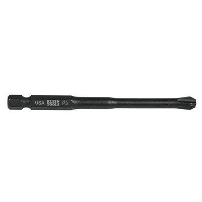 KLEIN TOOLS PH3-35-5 #3 Phillips Power Drivers 3-1/2-Inch 5-Pack