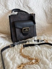 COACH Signature Mini Tote 2WAY Shoulder Bag Brand New 28a
