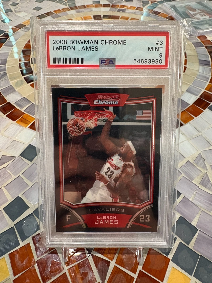 Bowman LeBron James Basketball Sports Trading Card Singles for