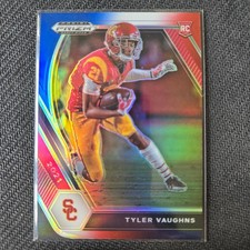 2021 Panini Prizm Draft Picks - Tyler Vaughns #160 Red White & Blue Prizm (RC)