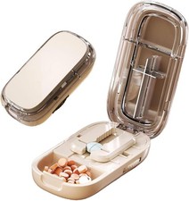 Pill Cutter for Cutting Multiple, Portable Pills Splitter for Large Small Pills