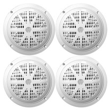 4x Pyle PLMR61W 120 Watts 6.5'' Dual Cone White Marine Speakers