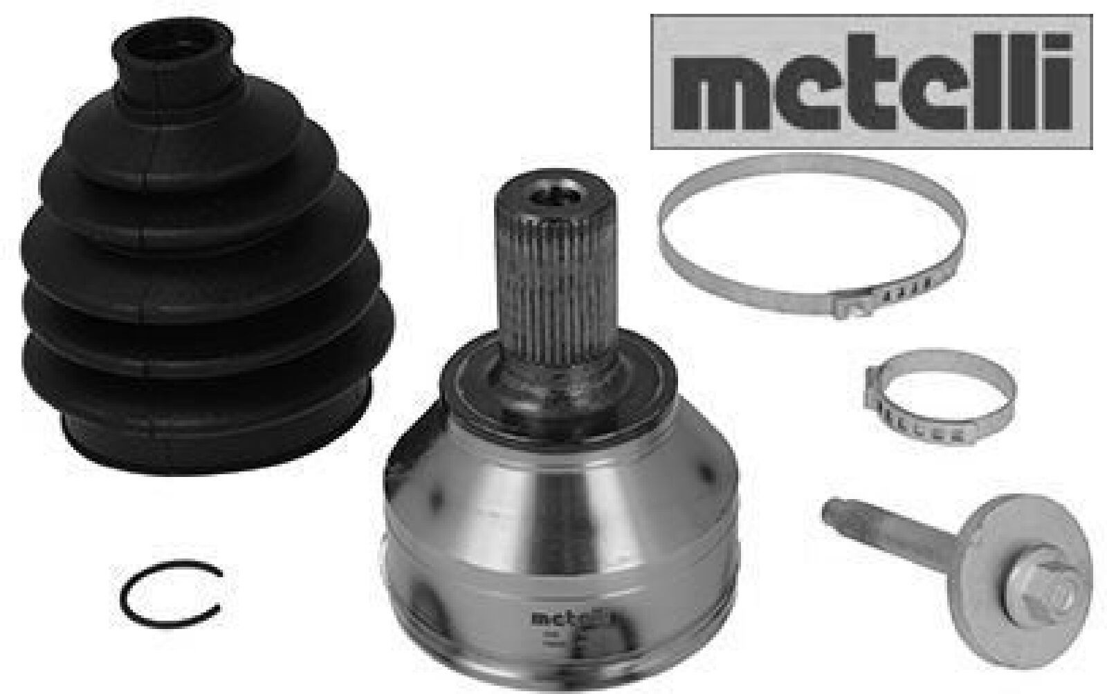 metelli 15-1535 Gelenksatz für Antriebswelle Vorderachse Vorne