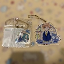 Sailor Moon Uranus Neptune Acrylic Keychain Set Official Bad Condition