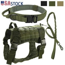 Tactical Dog Vest US Working Dog Military Harness with Handle No-pull