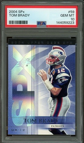 2004 SPx #59 Tom Brady PSA 10