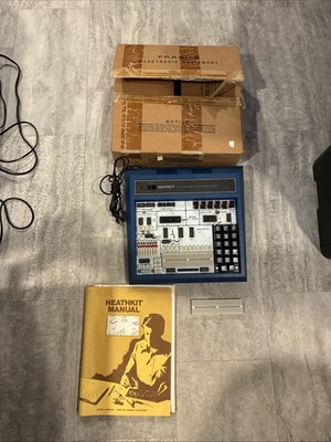 Vintage Heathkit Micro Computer Learning System Model ET-3400. In Box Turns On