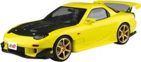 Aoshima 1/24 Initial D Nr. 8 Keisuke Takahashi FD3S RX-7 Projekt D Plastikmodell