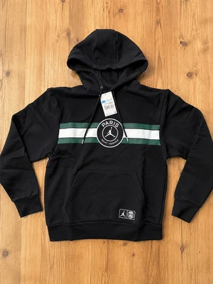 Nike Air Jordan x Paris Saint-Germain PSG Hoodie Noir Homme M Neuf - Photo 1/4