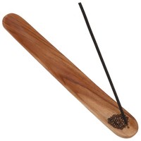 RäUcherstäBchenhalter Aus Teakholz Mit Gravur - Mandala - 1,5*25*3 Cm